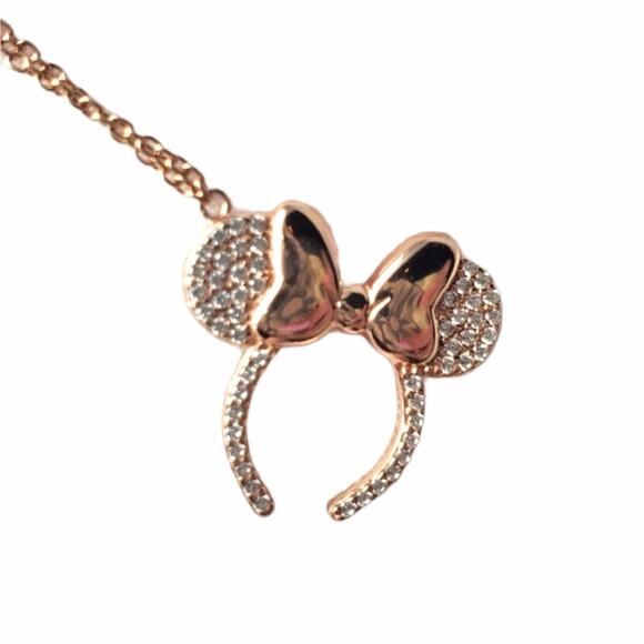 Disney X Rebecca Hook Minnie Mouse Rose Gold Necklace